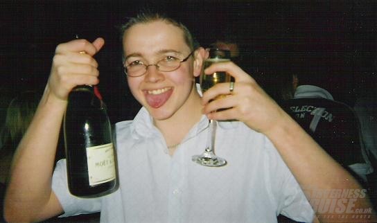 kev loves his drink