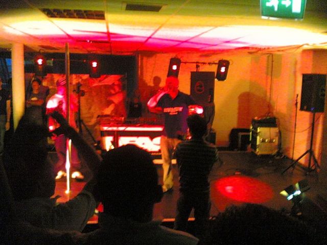 Fast Car on stage