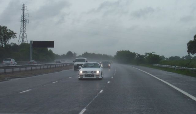 On the way home